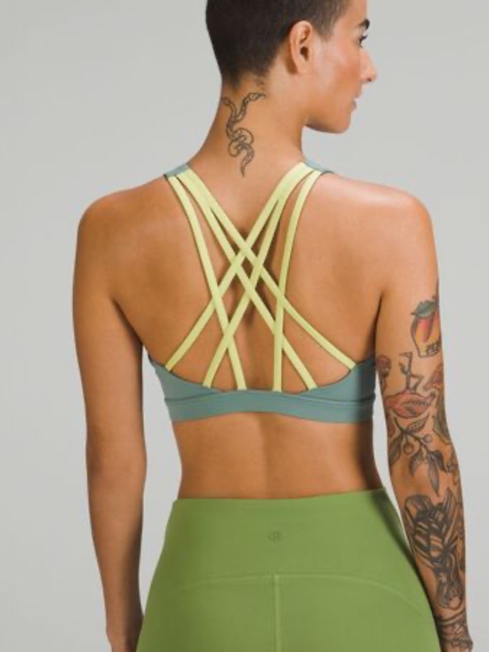 Free to Be Serene Bra in TIDEWATER TEAL/WASABI